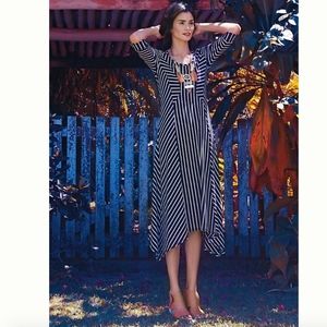 Pieced Stripe Dress by Saturday Sunday